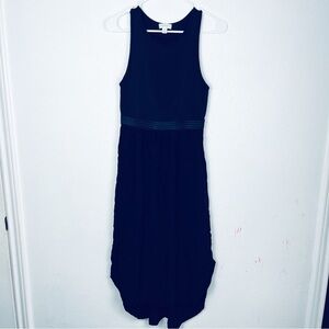 Witchery size 8 black sleeveless fit flare dress